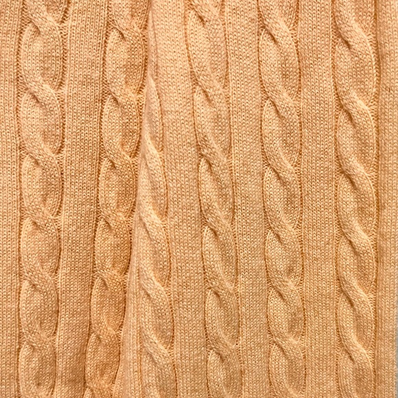 Fairway & Greene - Men’s Medium - 100% Italian Cashmere Zip Up Sweater -Yellow - Picture 10 of 10